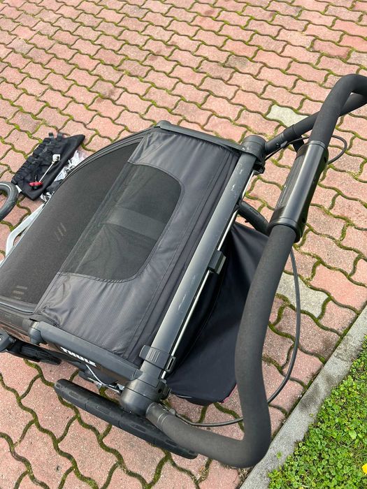 Dwuosobowa przyczepka rowerowa Thule Chariot Sport 2 + Jogging Kit 2