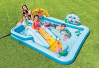 Wodny plac zabaw basen dla dzieci ze zjeżdżalnią fontanną INTEX
