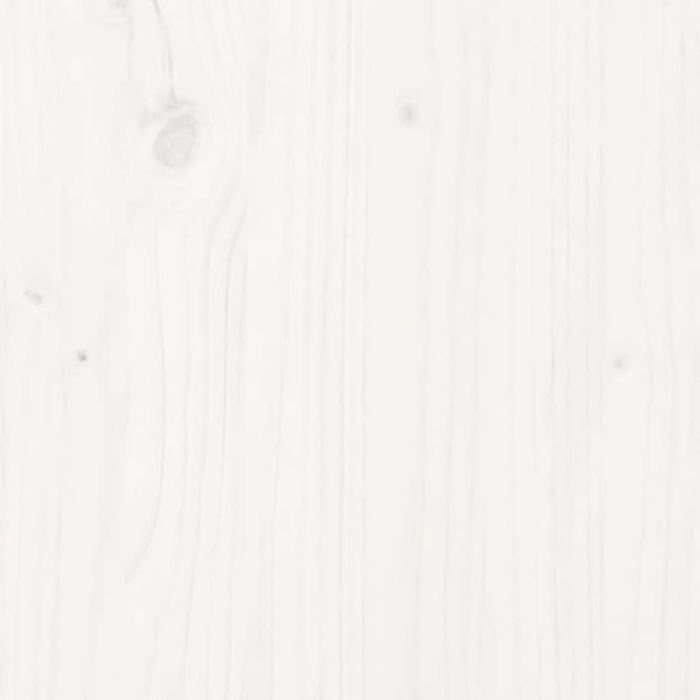 Vidaxl Stół Roboczy,Biały, 140X50X80 Cm, Lite Drewno Sosnowe