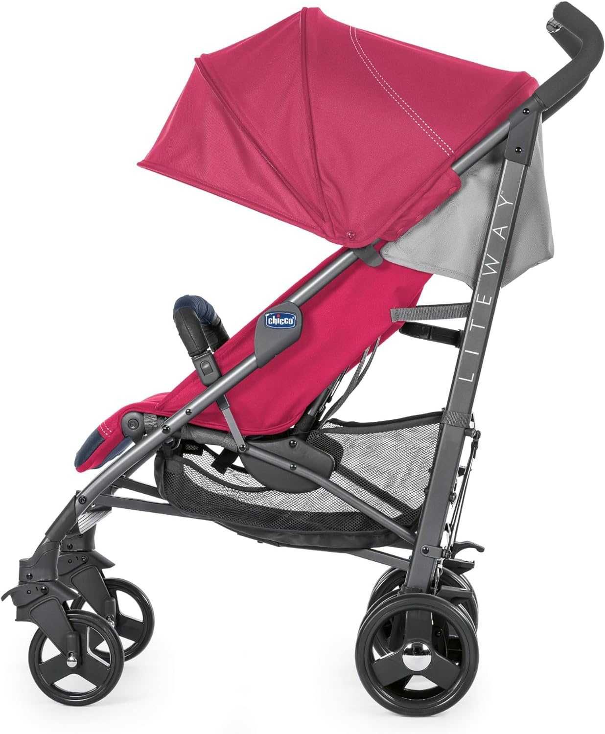 Chicco Lite Way 3 Carrinho, Vermelho (Red Berry)