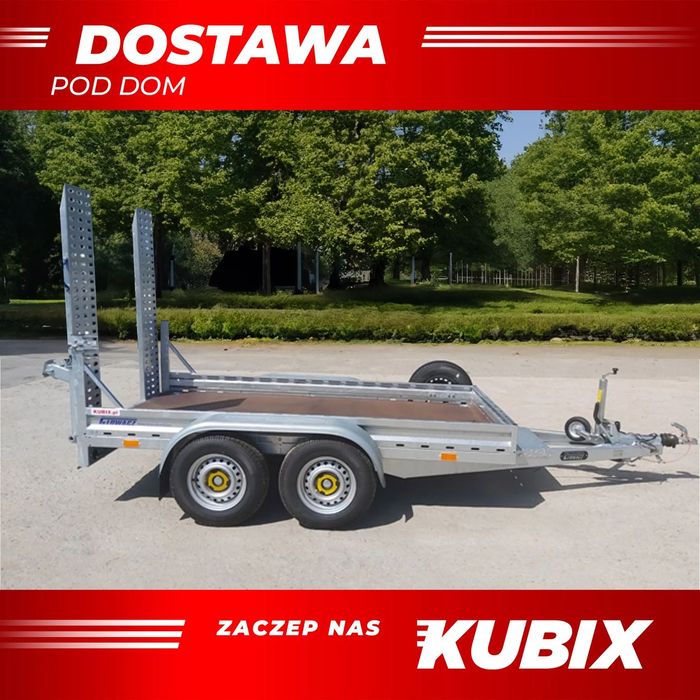 Głowacz  przyczepa przyczepka pod minikoparkę sprzęt budowlany 2700 kg