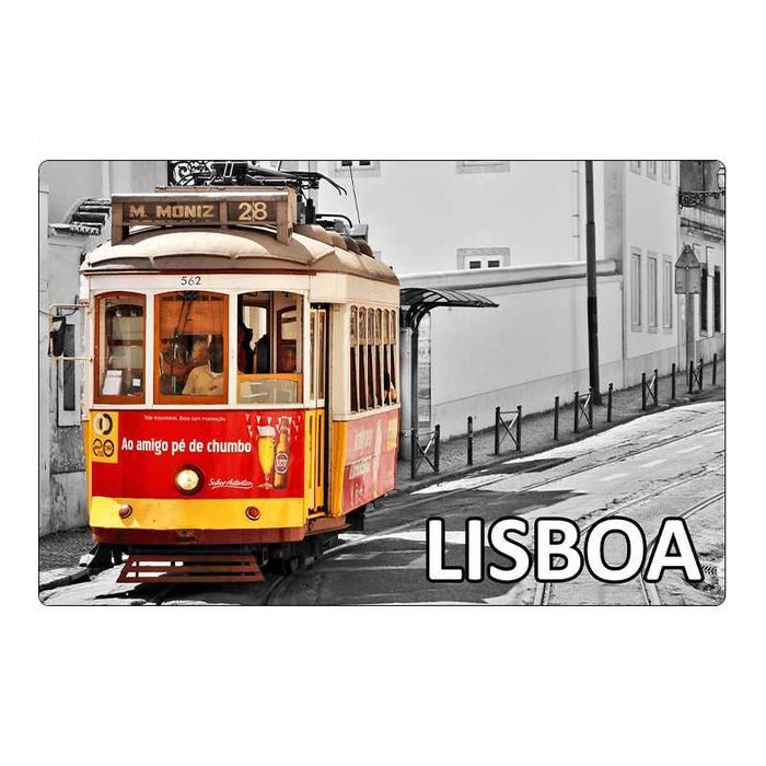 Magnes na lodówkę Lizbona tramwaj Portugalia