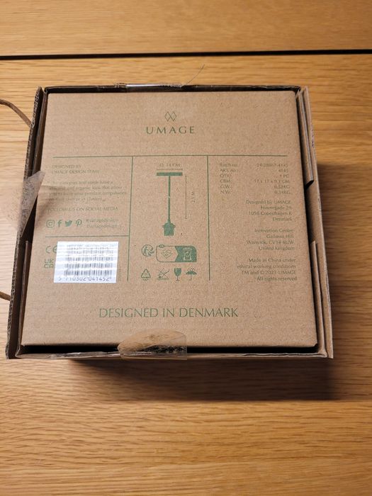 Umage rosette cord set, rozeta, zestaw do zawieszenia