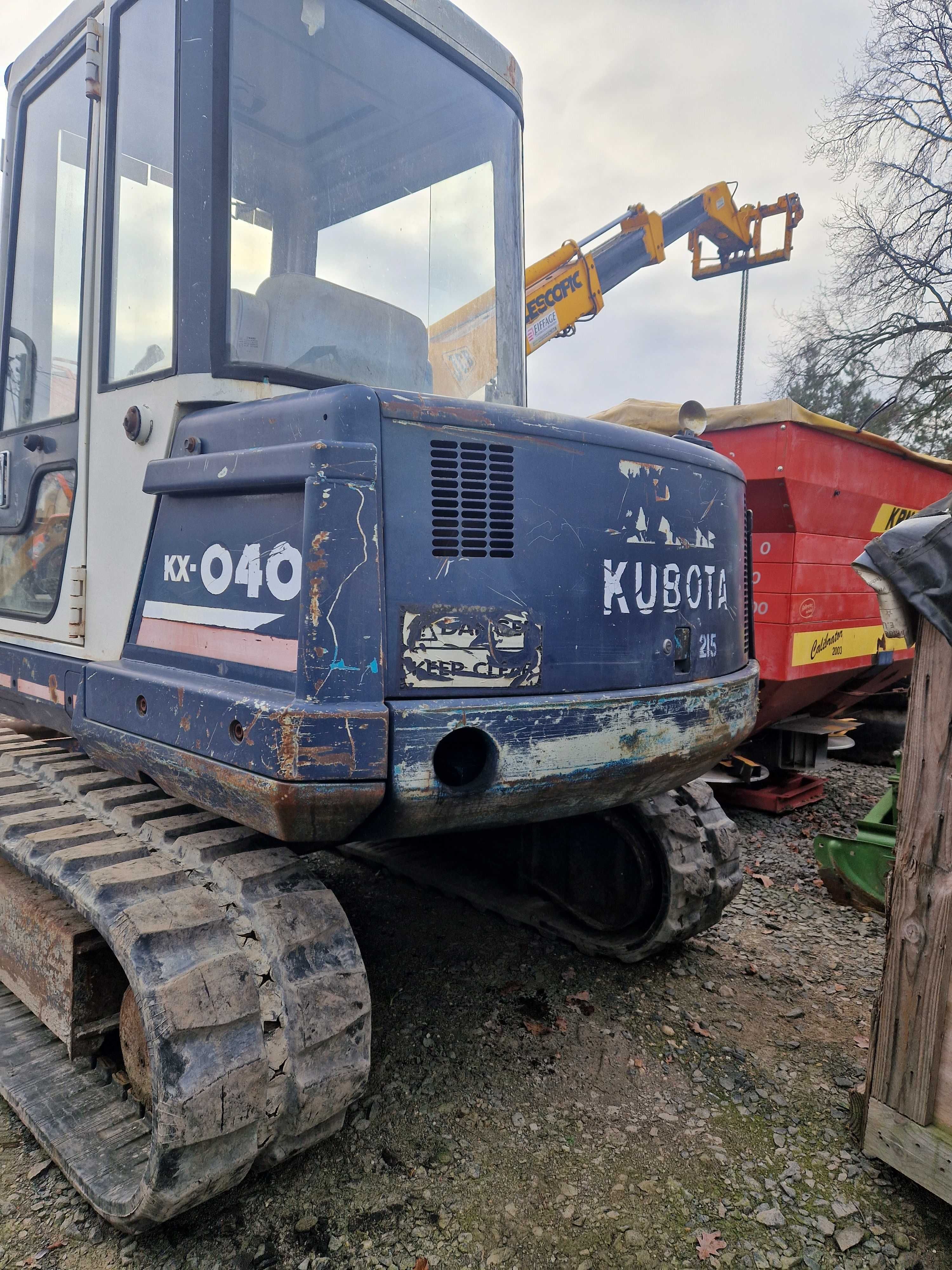 koparka kubota kx-040 orginał 4t