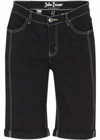 B.P.C czarne bermud damskie jeansowe ^40