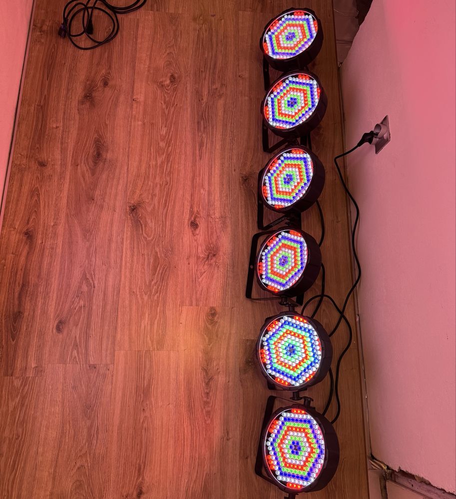 Led Par Beamz Flatpar 118