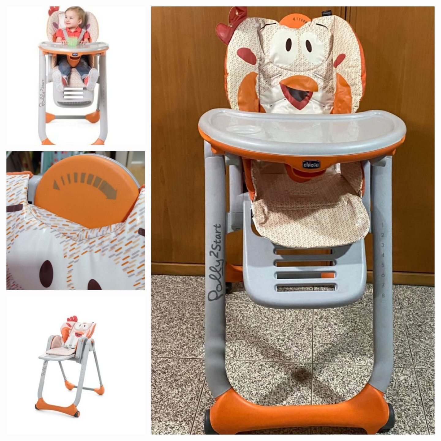 Cadeira papa/espreguiçadeira chicco