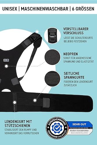 back bodyguard hometrainer korektor postawy pleców 1m