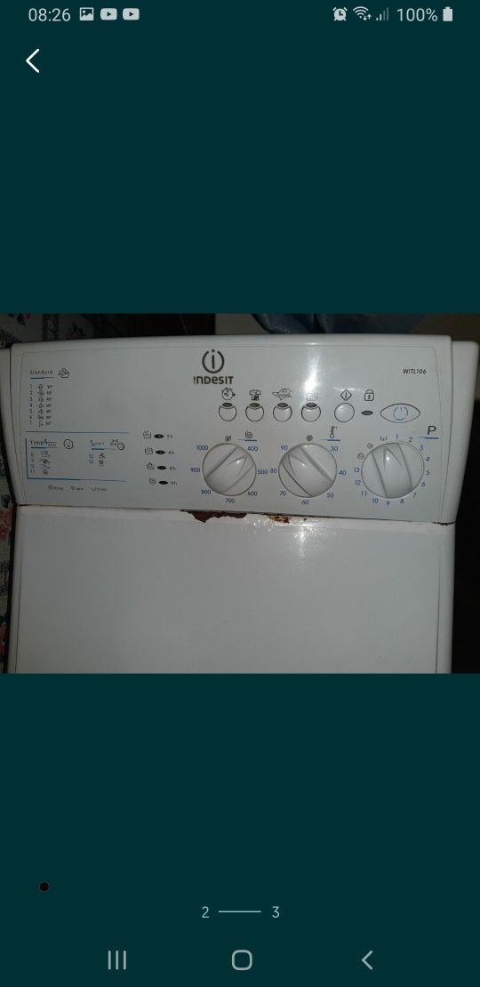 Стиральная машина Indesit WITL 106 (EU)