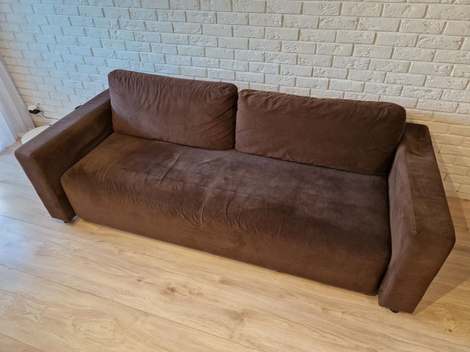 Kanapa z funkcją spania, używana