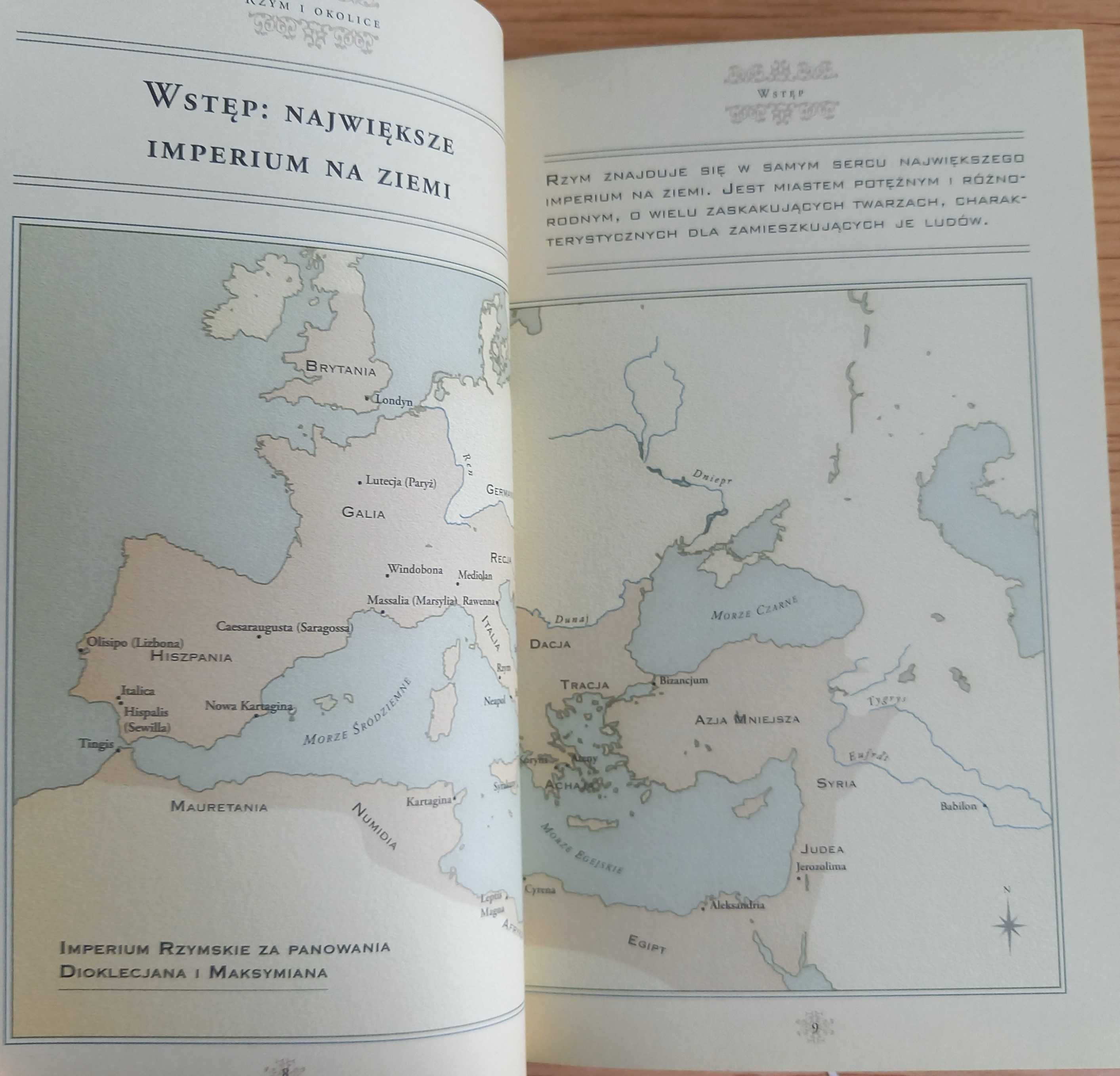 Rzym i okolice w 300 roku n.e. Przewodnik po starożytności.