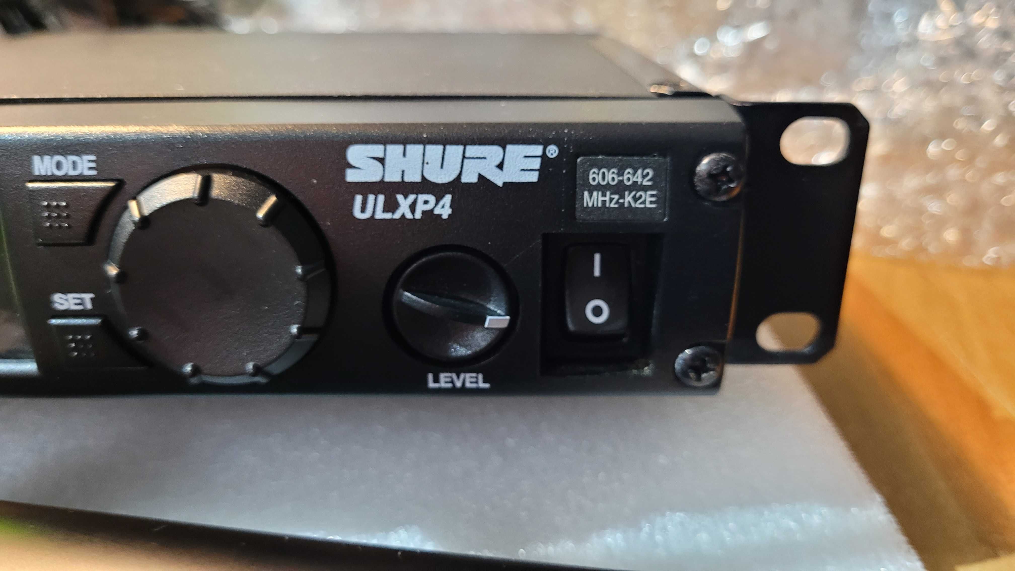 Shure ULXP4 + BLX2 zestaw bezprzewodowy stan bdb