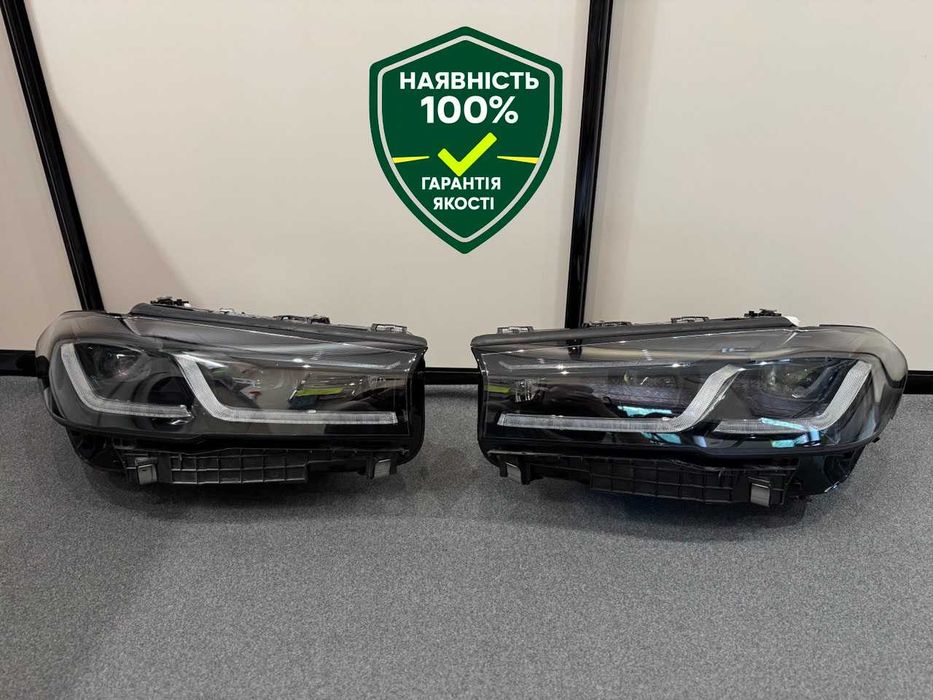 Фари BMW 5 G30 LCI Shadow Line комплект
