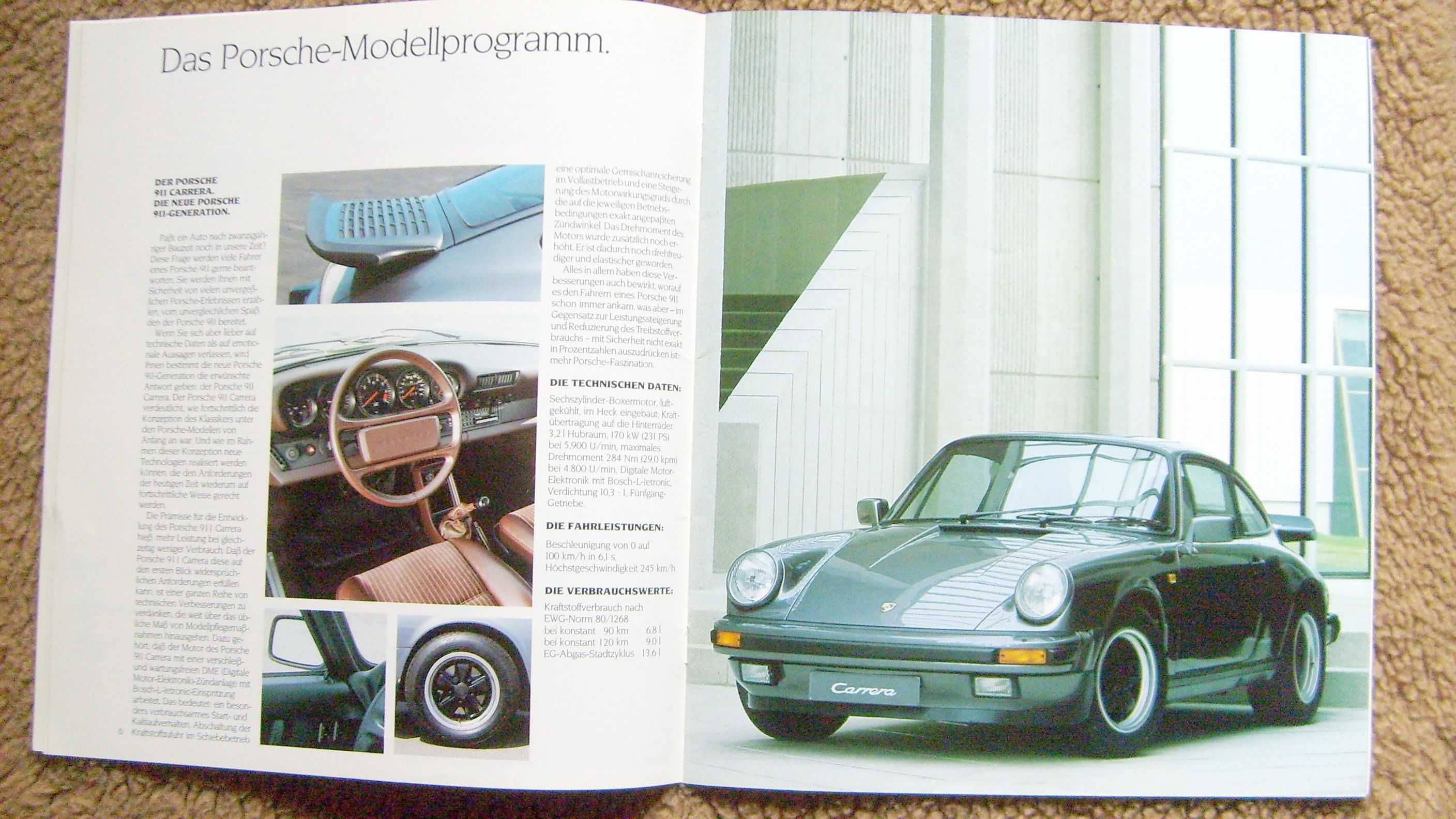 PORSCHE Programm 1986 + 1984 + 1983 ( 911, 924, 944, 928 ) 104 str. !