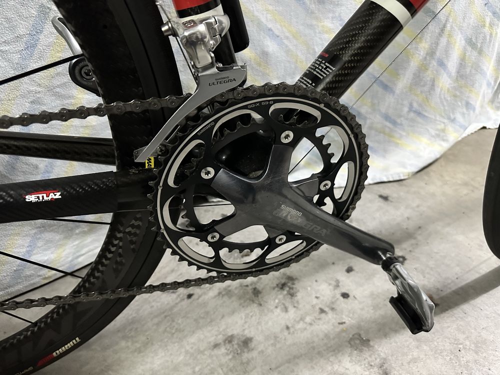 Bicicleta ditec 890 carbono ultegra mavic fsa