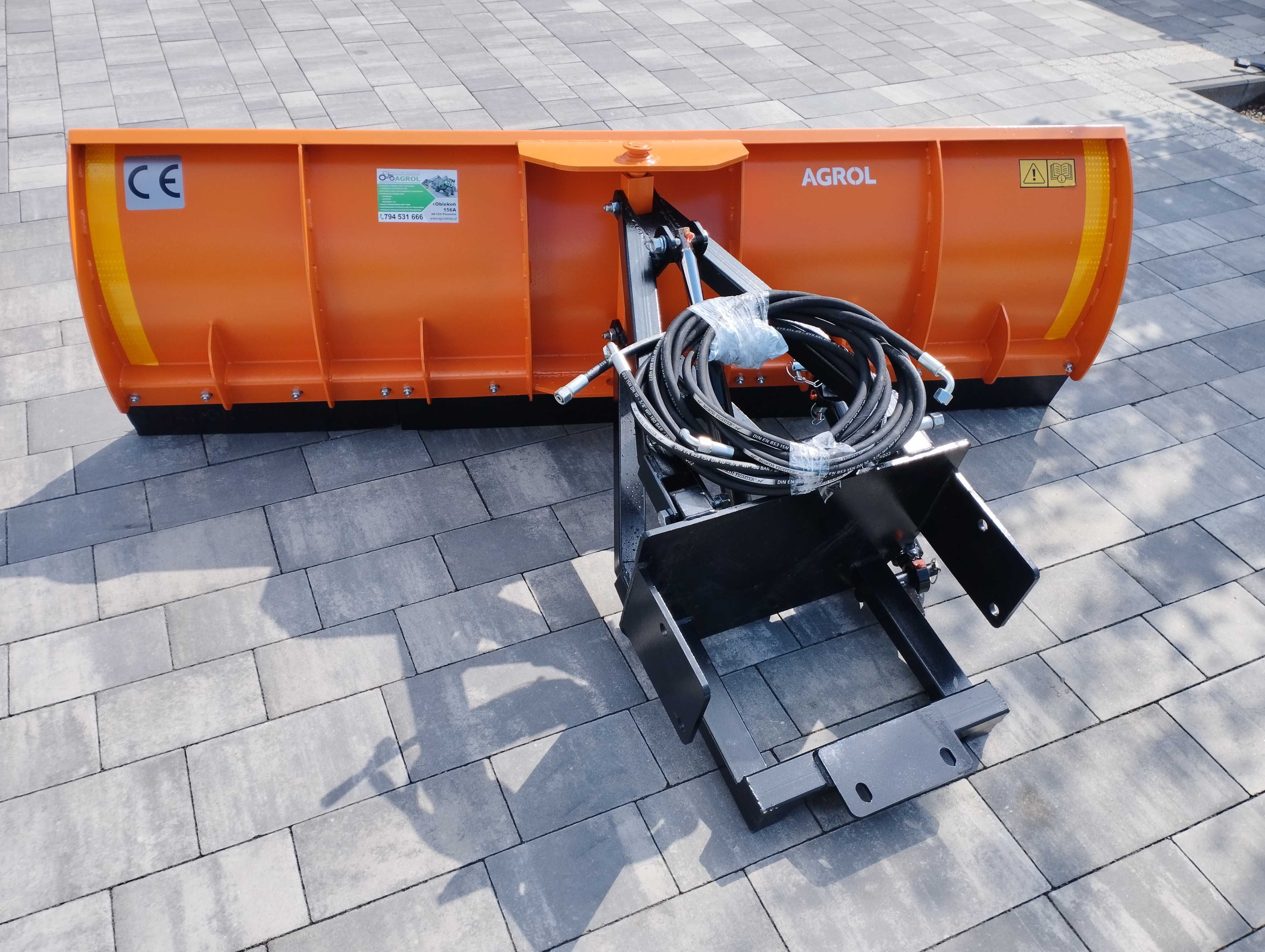 Pług Do Śniegu Spych do Traktora MF 255 Hydraulika Gwarancja Wysyłka