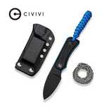 Nóż na szyję Civivi Baby Banter Fixed Black/Blue G10, Black Stonewashe