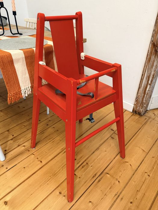 Krzeselko do karmienia ikea Blames czerwone