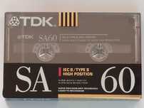 TDK SA 60 model na lata 1990/1991 rynek Europejski.