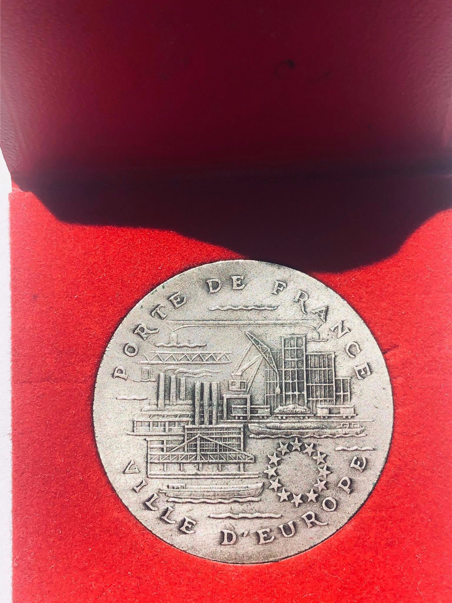 Okolicznościowy Medal Porte De France Ville de Europe Okazyjna cena