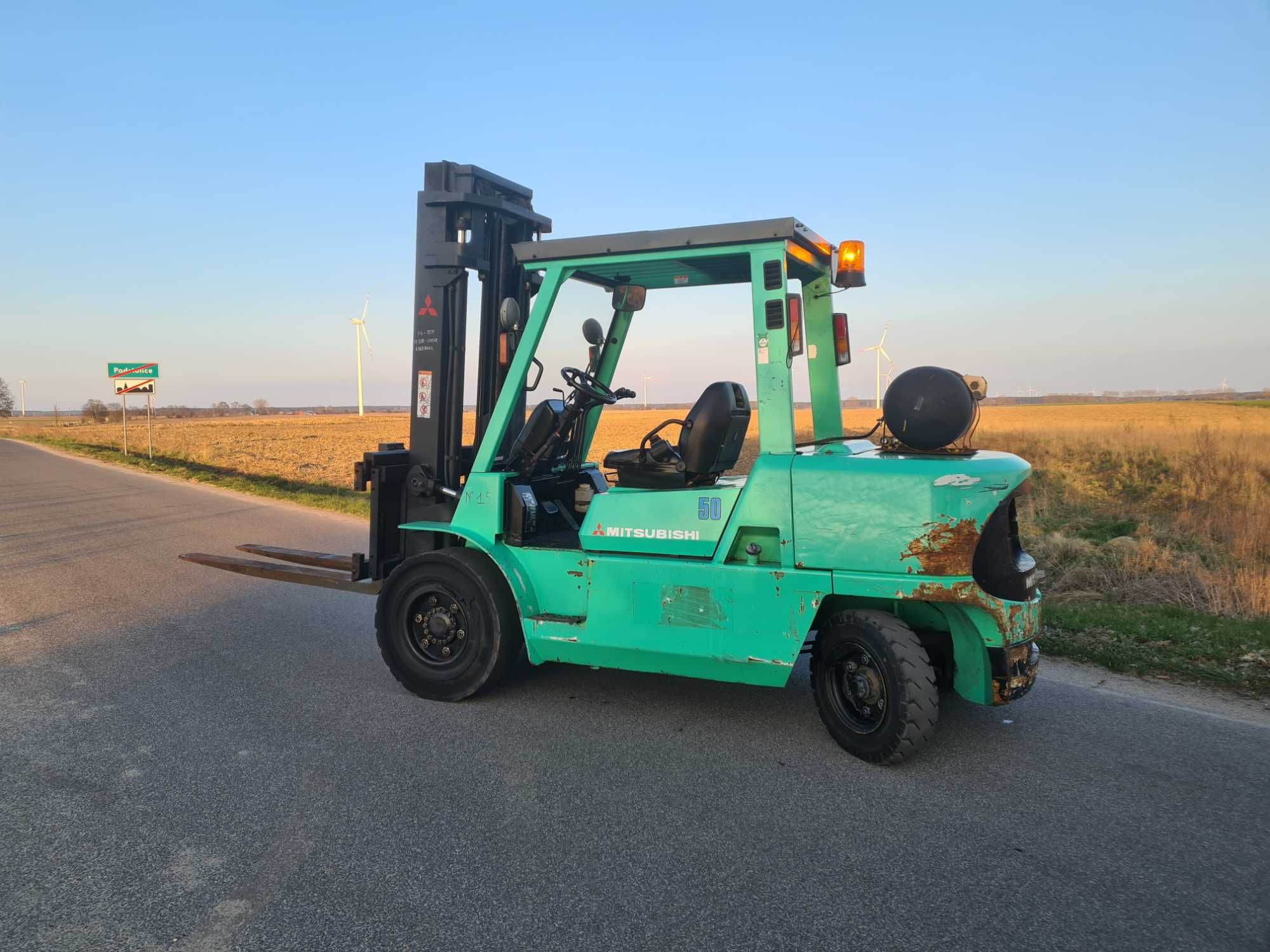 Wózek widłowy MITSUBISHI FG 50 K, 5ton