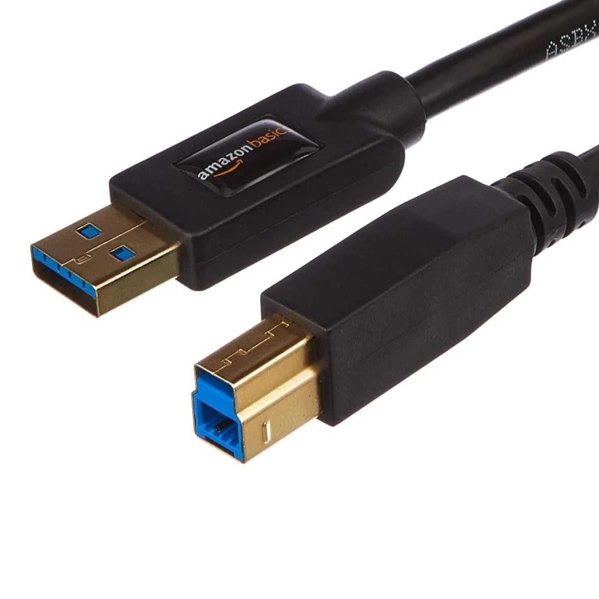 Kabel USB 3.0 A/USB 3.0 B, 0.9m czarny AmazonBasics