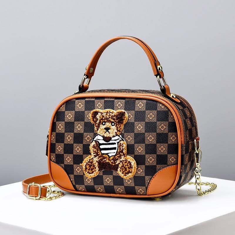 Сумка, женская сумка, стильная сумка, трендовая сумка, сумка с мишкой