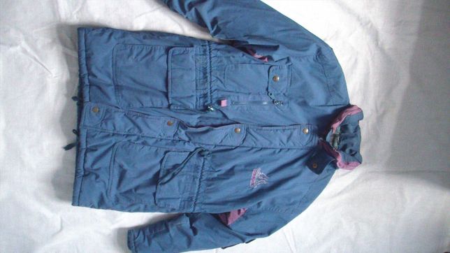 куртка детская зимняя синтепоновая синяя