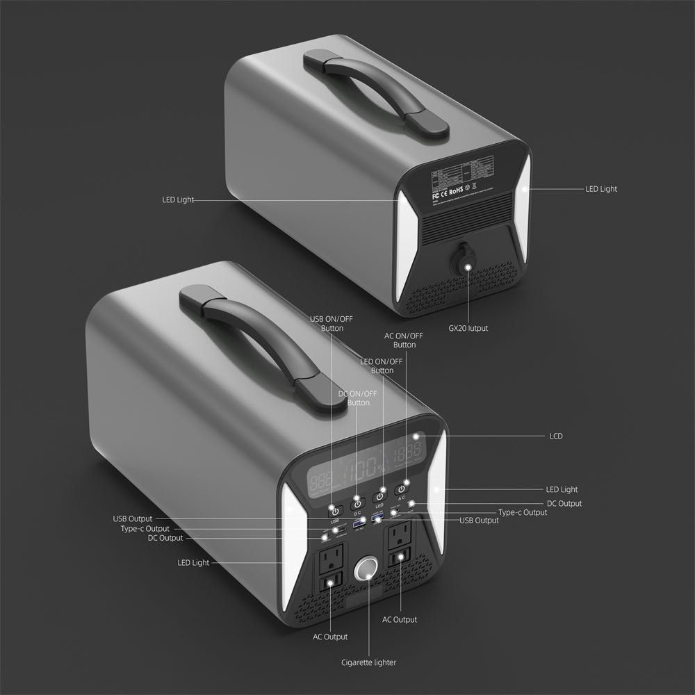 Источник бесперебойного питания ИБП Ctolity 1000W Lifepo4 UA1101L