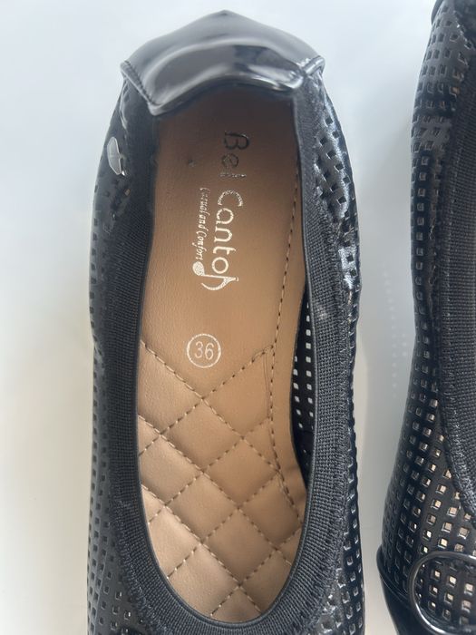 Czarne mokasyny baleriny Bel Conton rozm.36