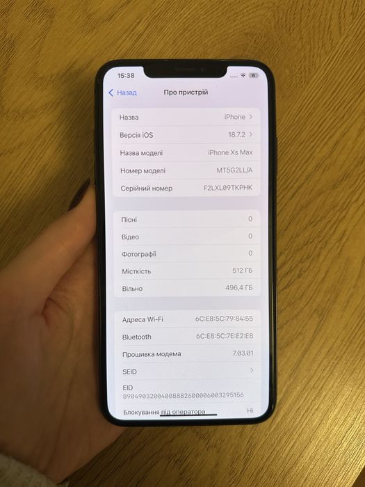 Iphone xs max 512 gb Neverlock
