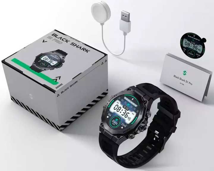 Xiaomi Black shark s1 pro, black/blue Смарт-годинник, original, нові в