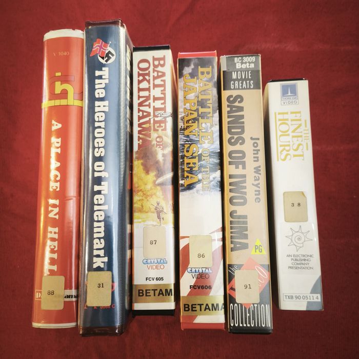 Filmes clássicos de Guerra em BETAMAX