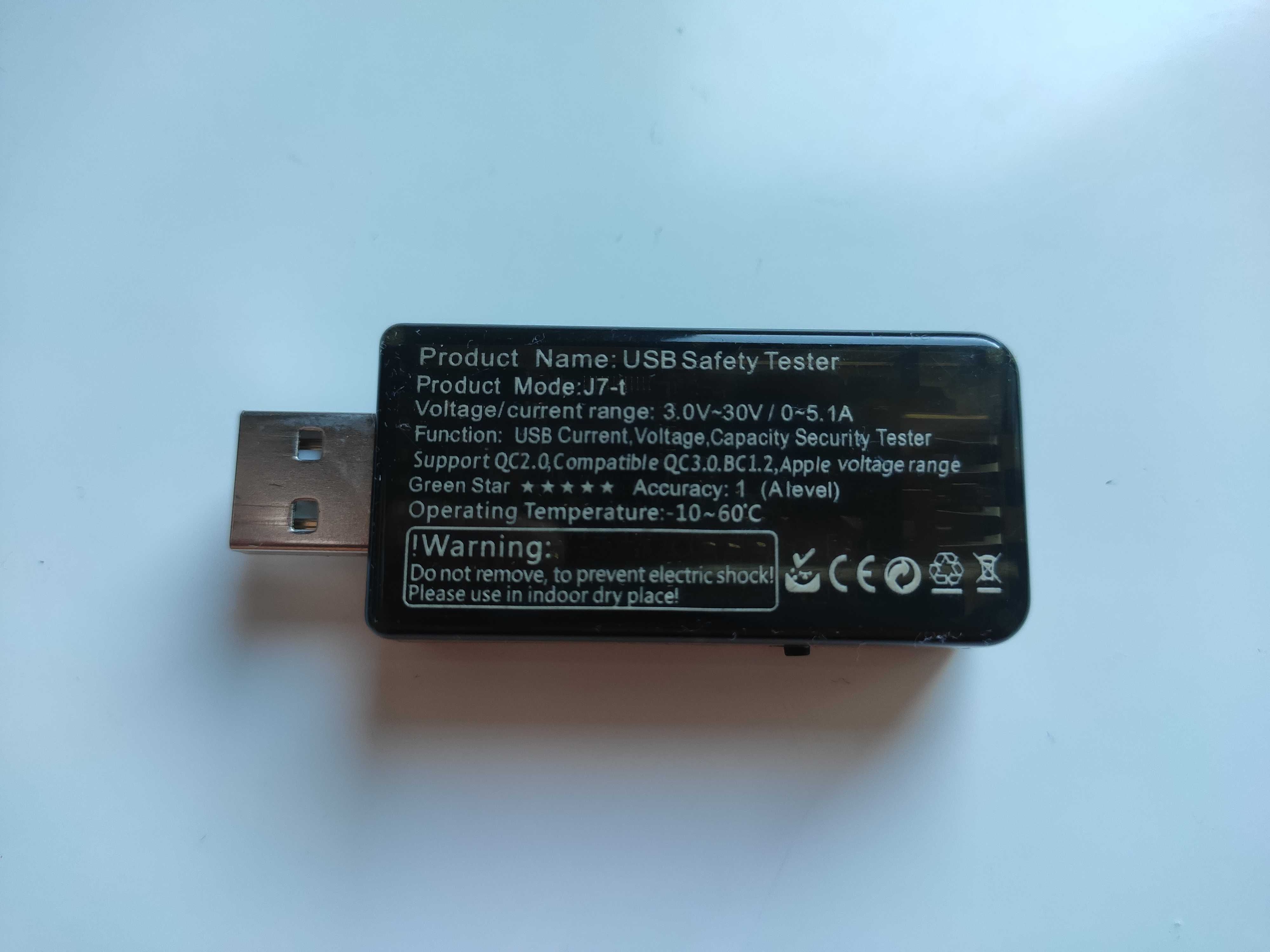 USB Tester Analyzer - Placa Teste/Diagnóstico Portas USB