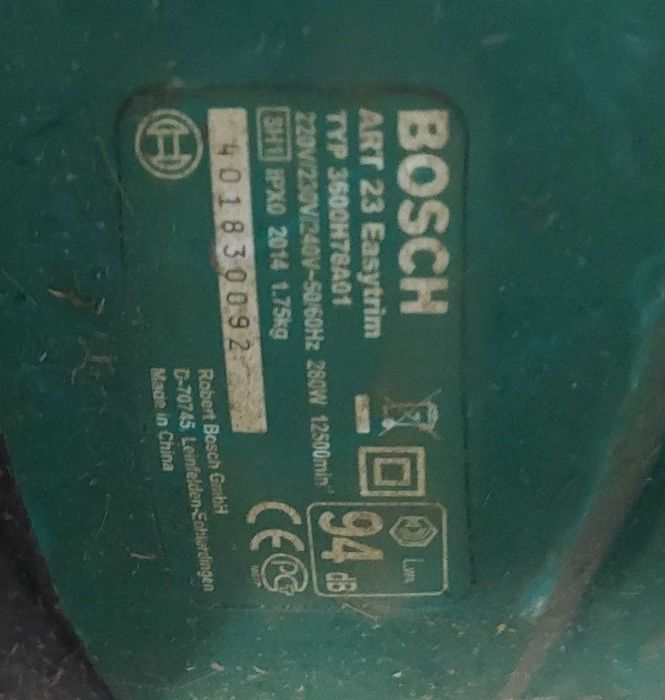 Cortadora e aparador de relva Bosch