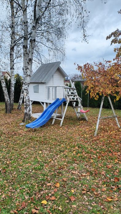 Domek drewniany dla dzieci