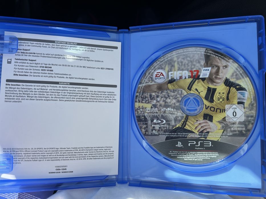 Fifa 17 PS3 диск