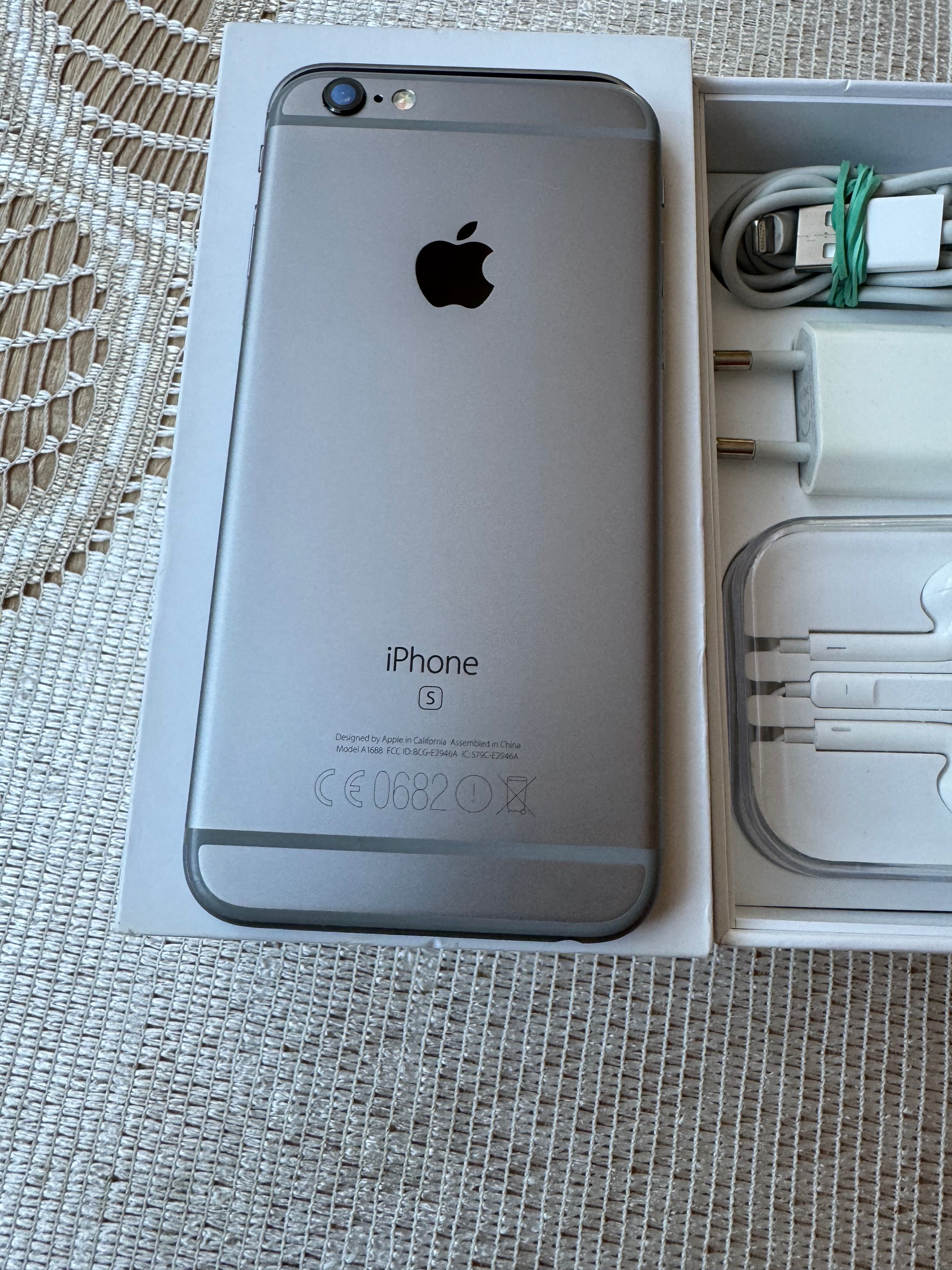 iPhone 6S 64GB Space Gray, bateria 100%