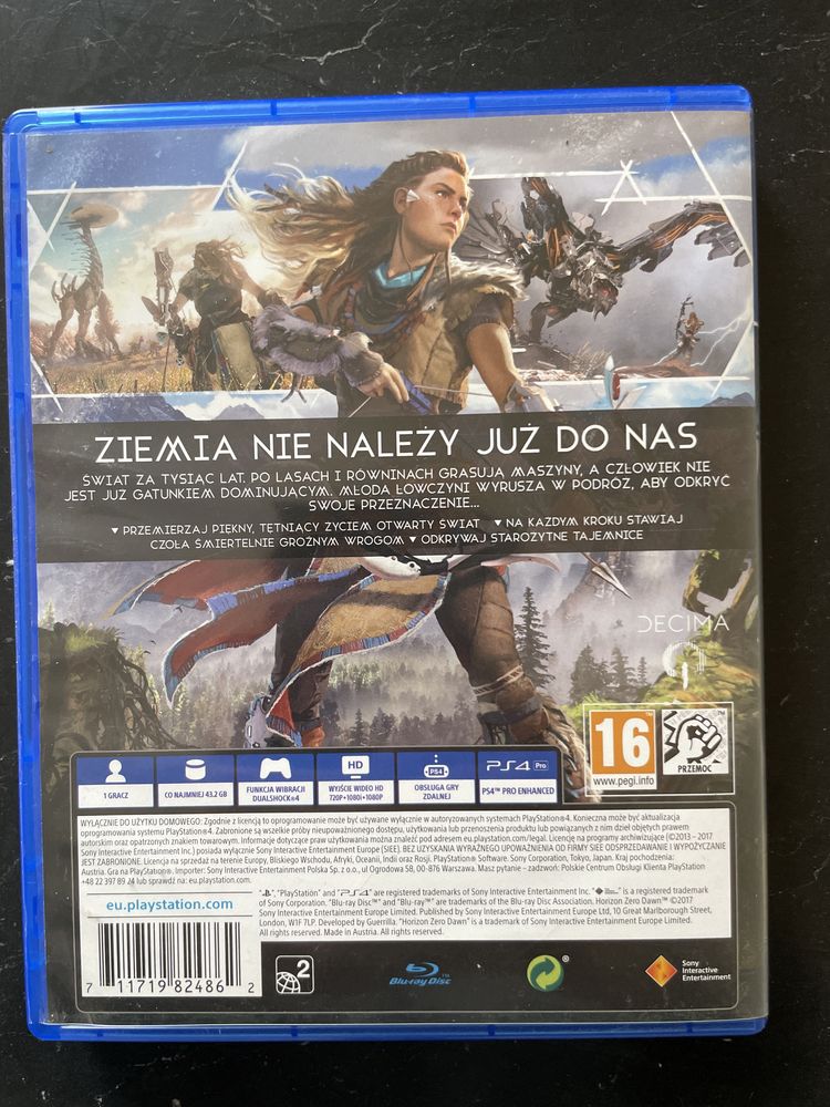 PS4 Horizon zero dawn pl