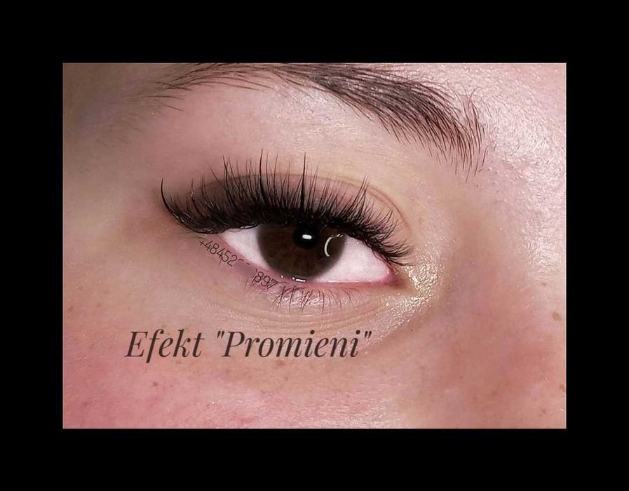 Przedłużanie i zagęszczanie rzęs. Stylizacja rzęs. Нарощування вій.