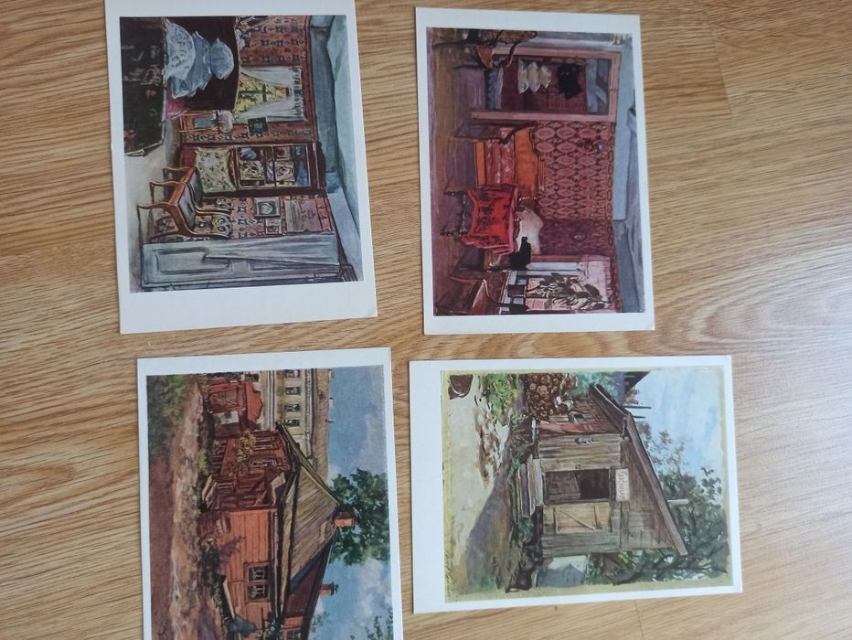 Kolekcjonerskie pocztówki Moskwa 1968