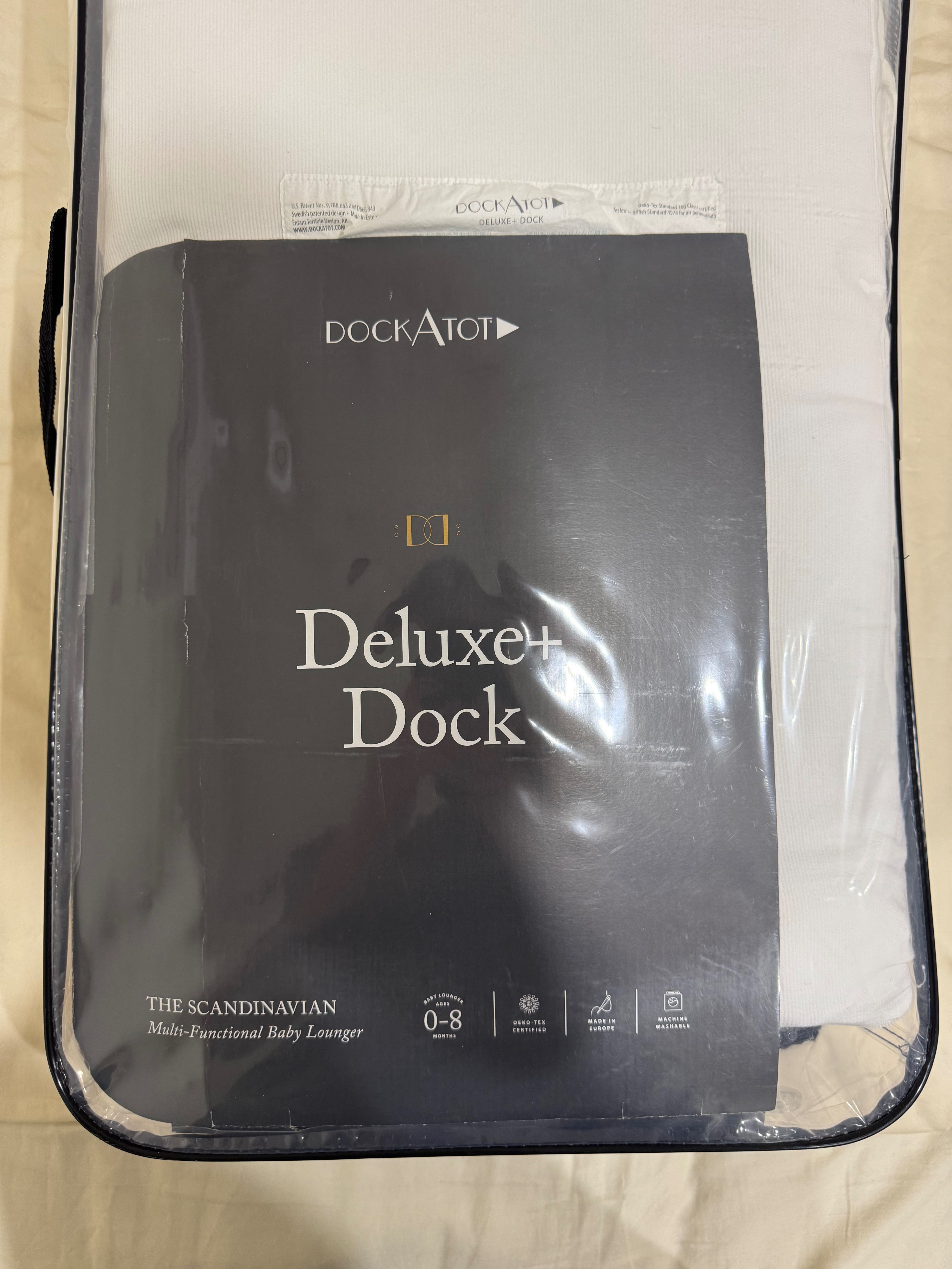 Кокон оригінальний DockATot Deluxe+ Dock (Pristine White)
