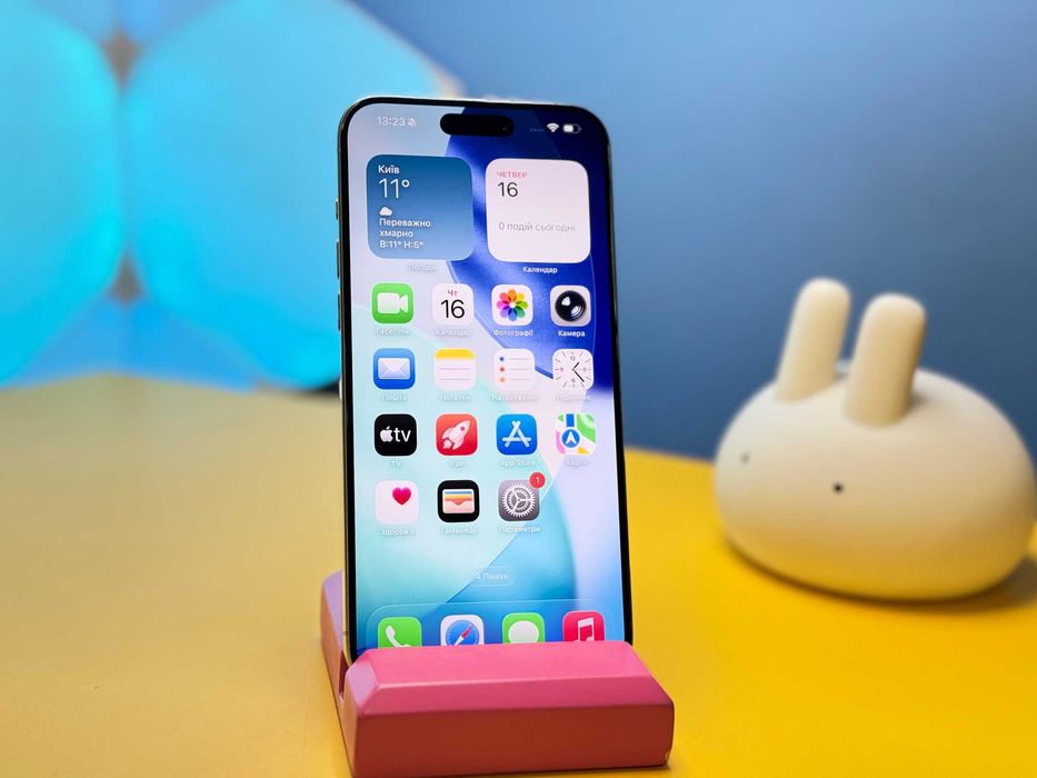 Смартфон Apple iPhone 15 Pro Max 256GB Natural(148888) Б/У З ГАРАНТІЄЮ