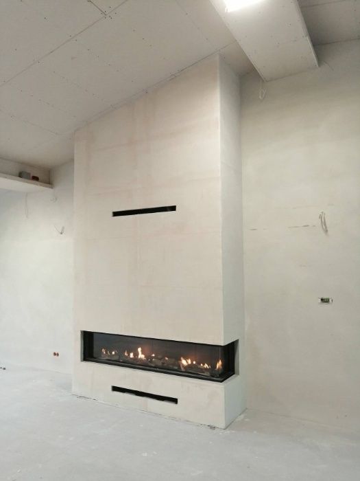 gazowy KOMINEK kompleksowy montaż w Nowoczesnej zabudowie 10 lat gwar