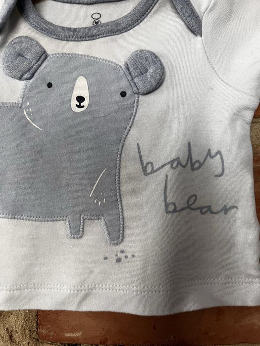 50 mothercare bluzka bawelna slonik niebieska