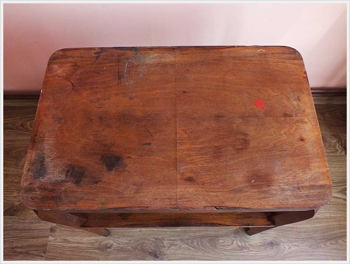 Stary stolik pod radio IV 1961r. z okresu PRL Rzadki OKAZ!!