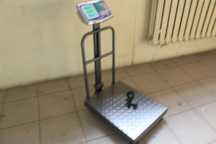 waga magazynowa sklepowa z oparciem 40x50 szala plecy PLATFORMOWA300KG