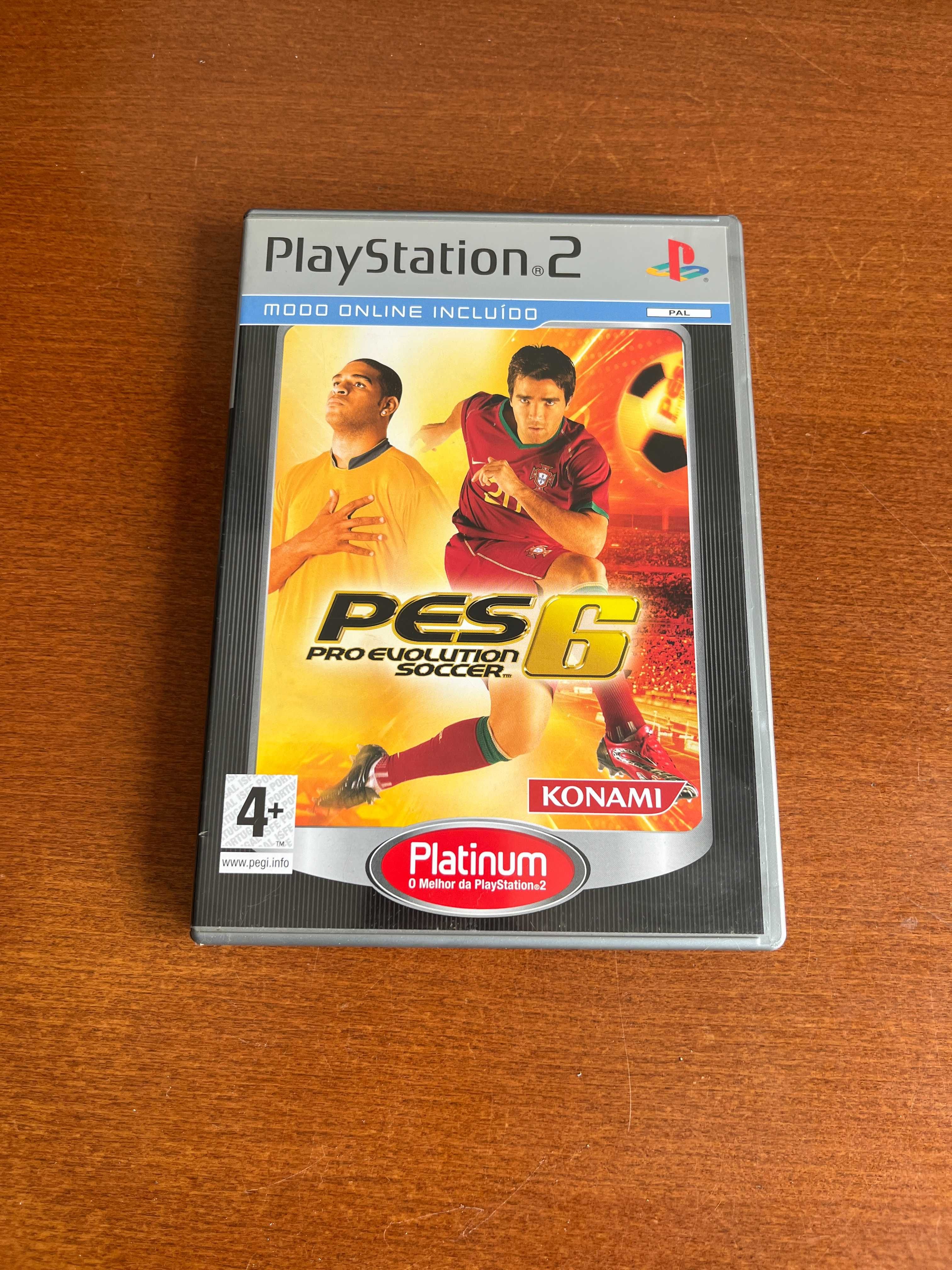 PS2 - Capa Original PES 6
