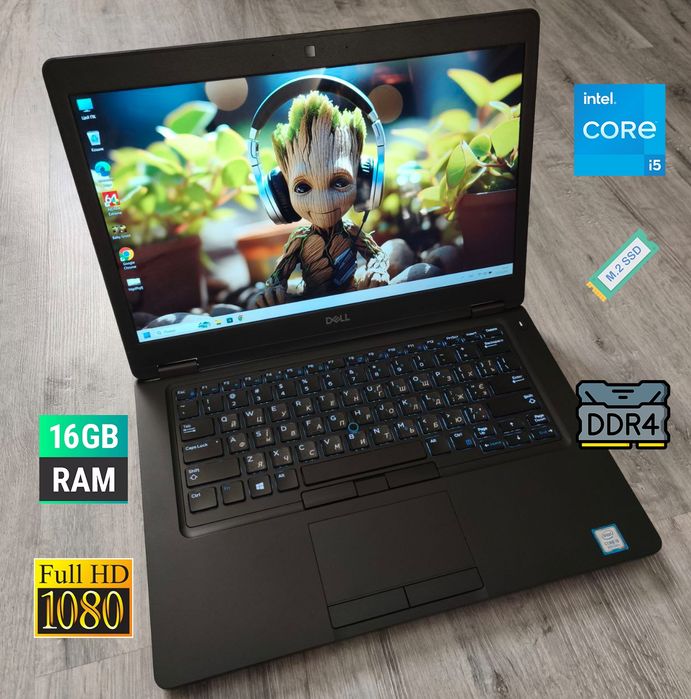 Мощний ноут 8ядер/SSD 256/16GB DDR4/FullHD IPS СЕНСОРНИЙ/гарний стан