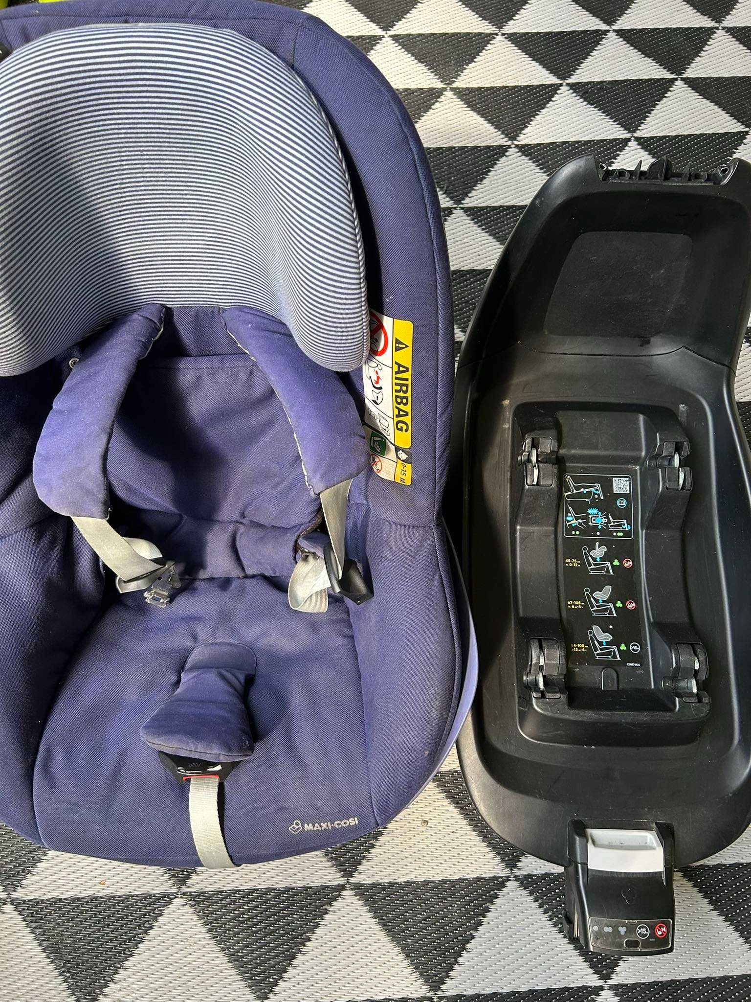 Fotelik Maxi Cosi 2wayPearl 9-18kg w zestawie z bazą 2wayFix, ISOFIX